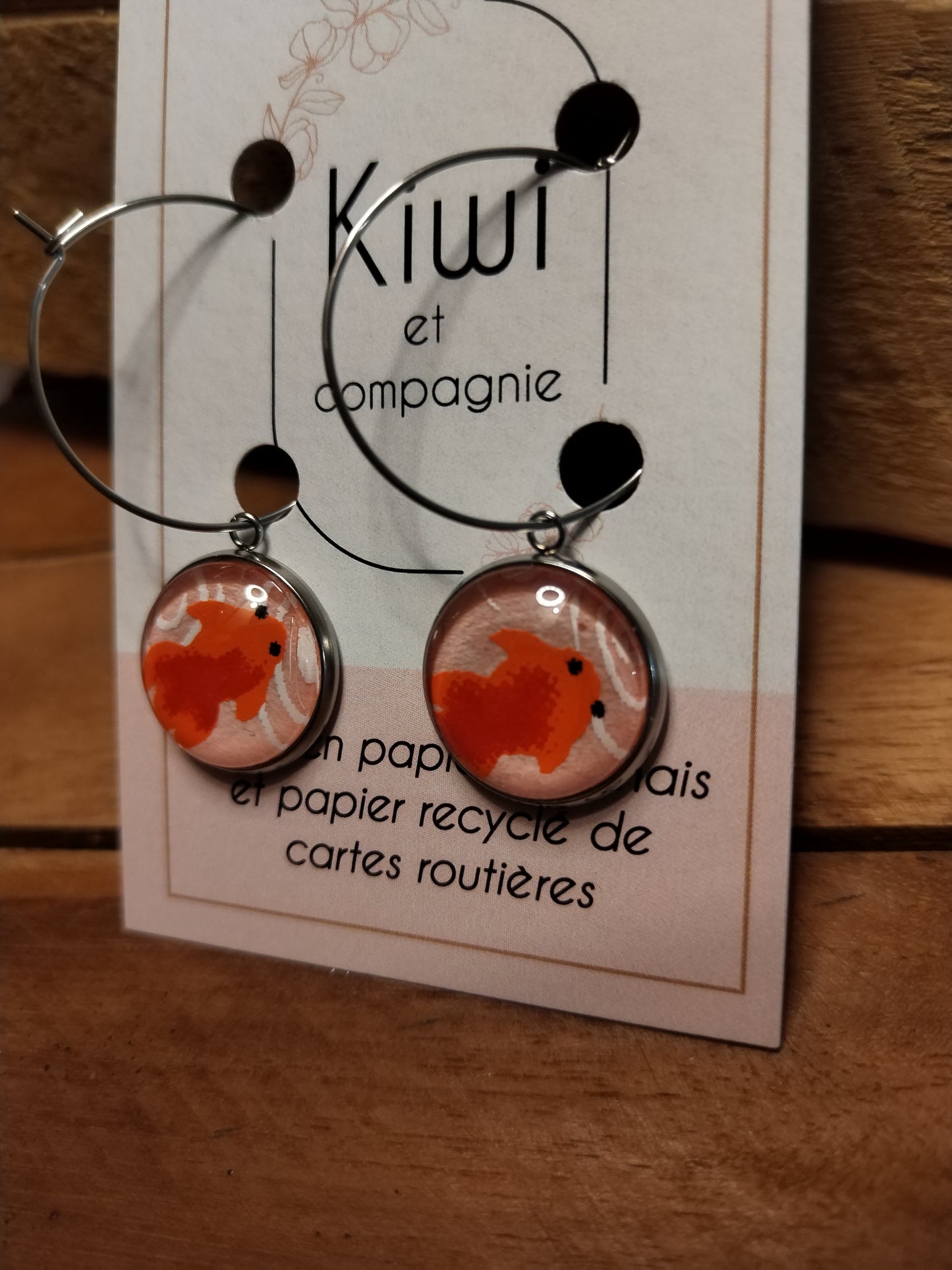 Créole colorée acier inoxydable carpe Koi