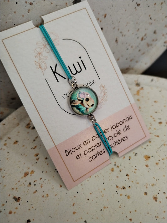 Bracelet élastique tortue