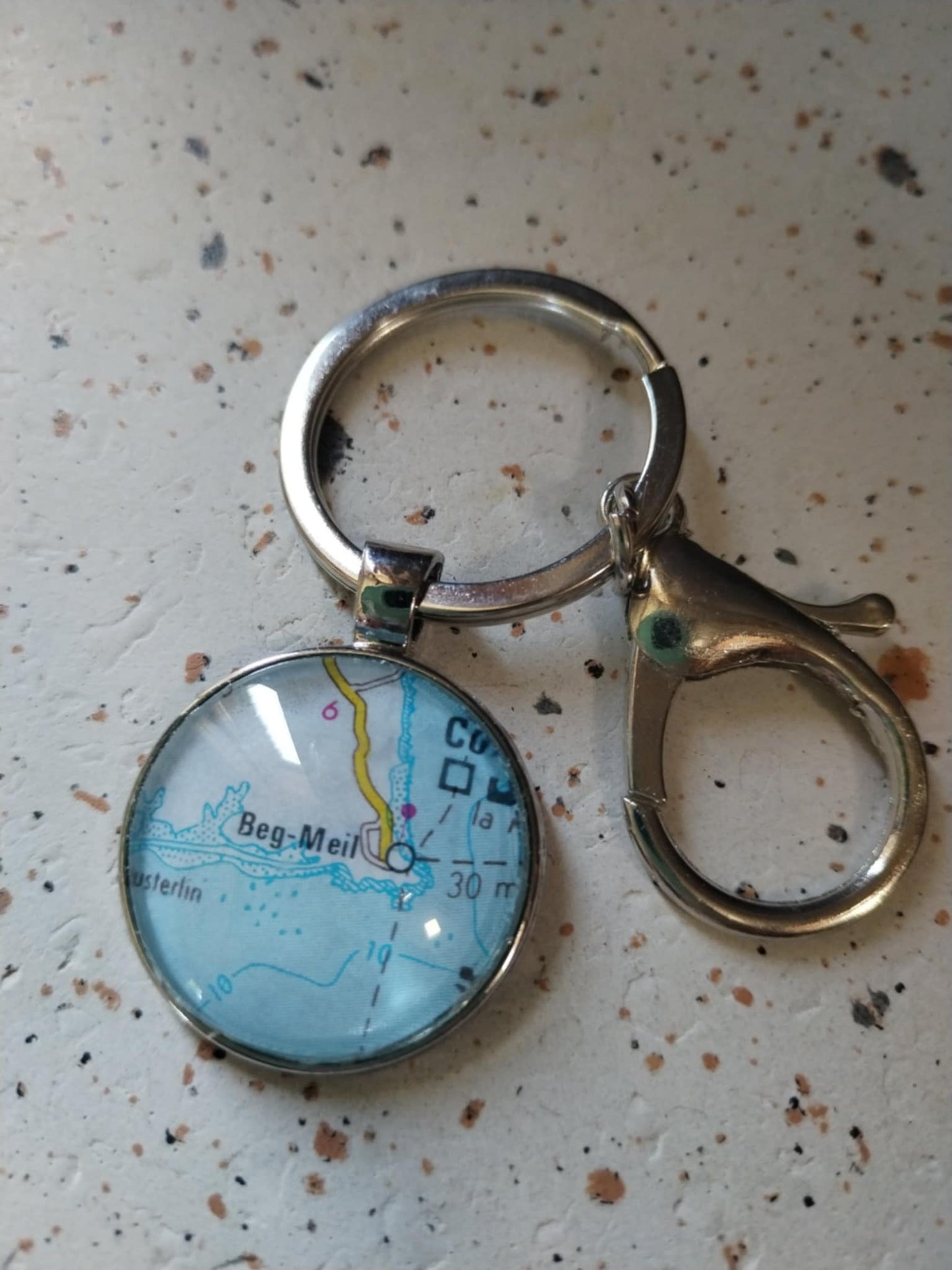 Porte-clé BEG MEIL – Un fragment de voyage à emporter | Bijou recyclé