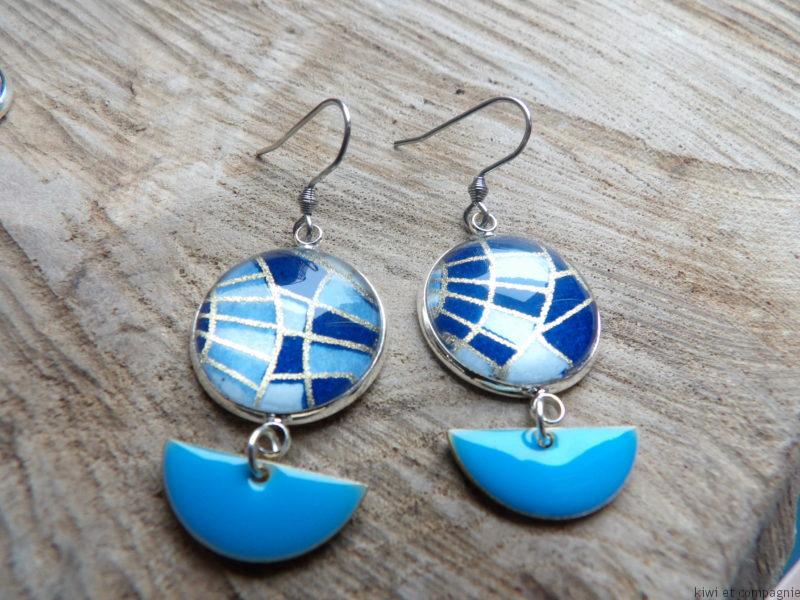 graphique bleu