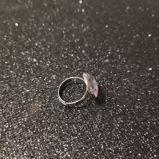 Bague fille - cabochon 14mm - licorne