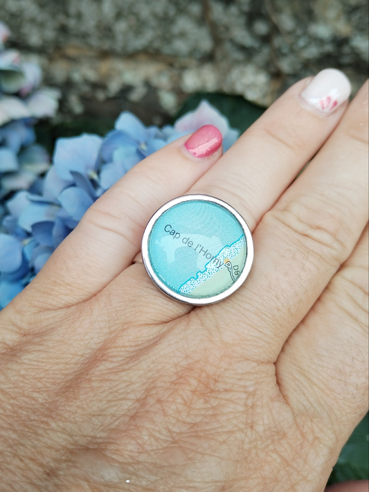Bague carte routiere