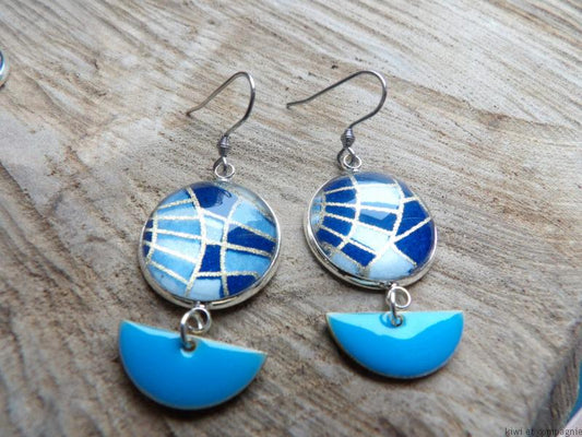 graphique bleu