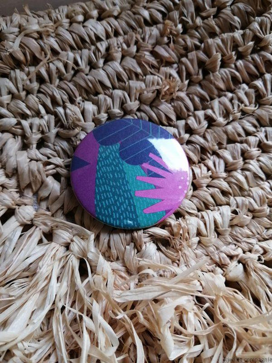 Badge 44 mm - feuillage